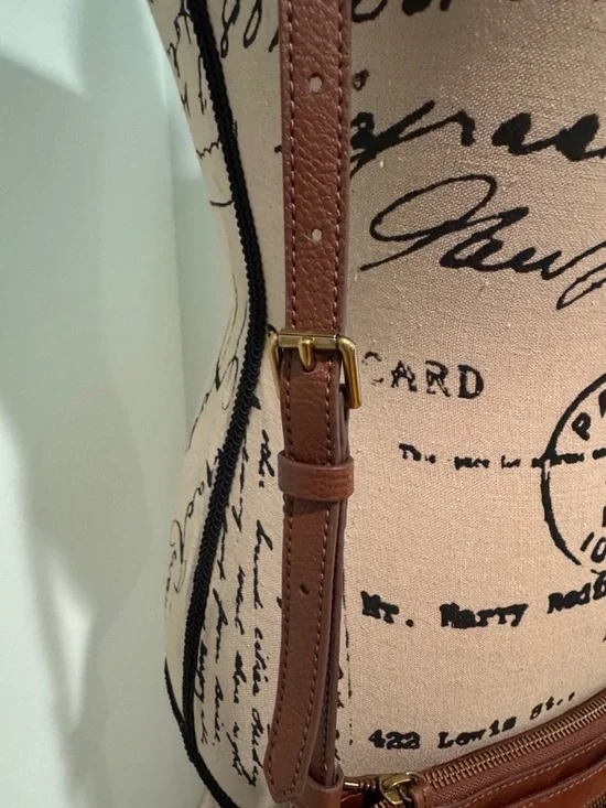 Fossil Leather Crossbody Bag in Rust - Picture 3 of 16